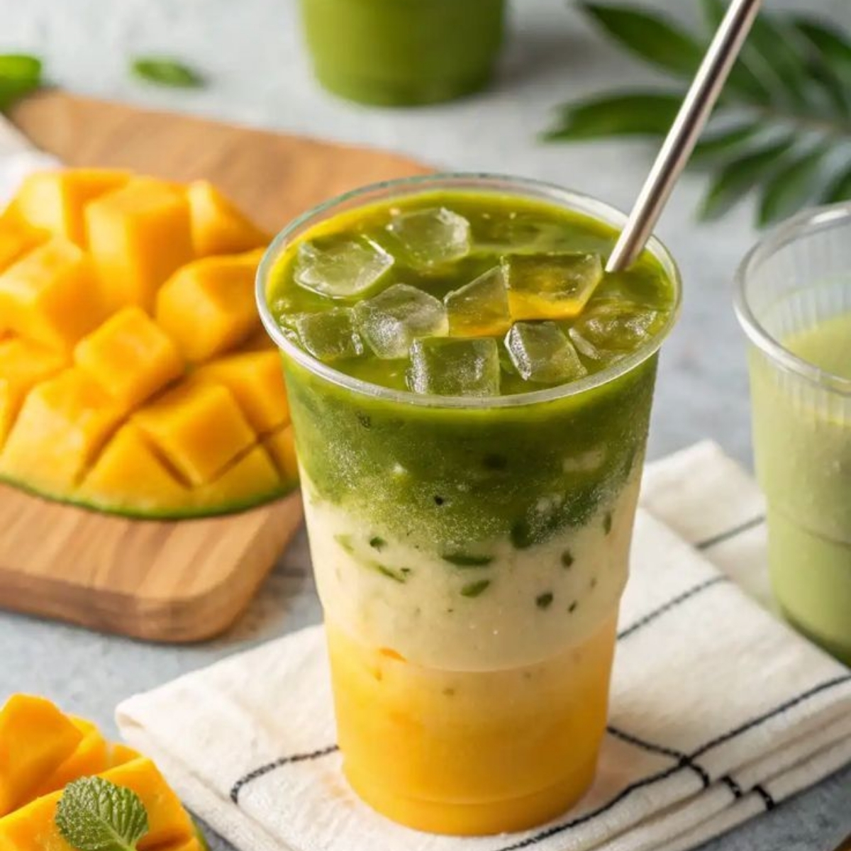 Mango Iced Matcha