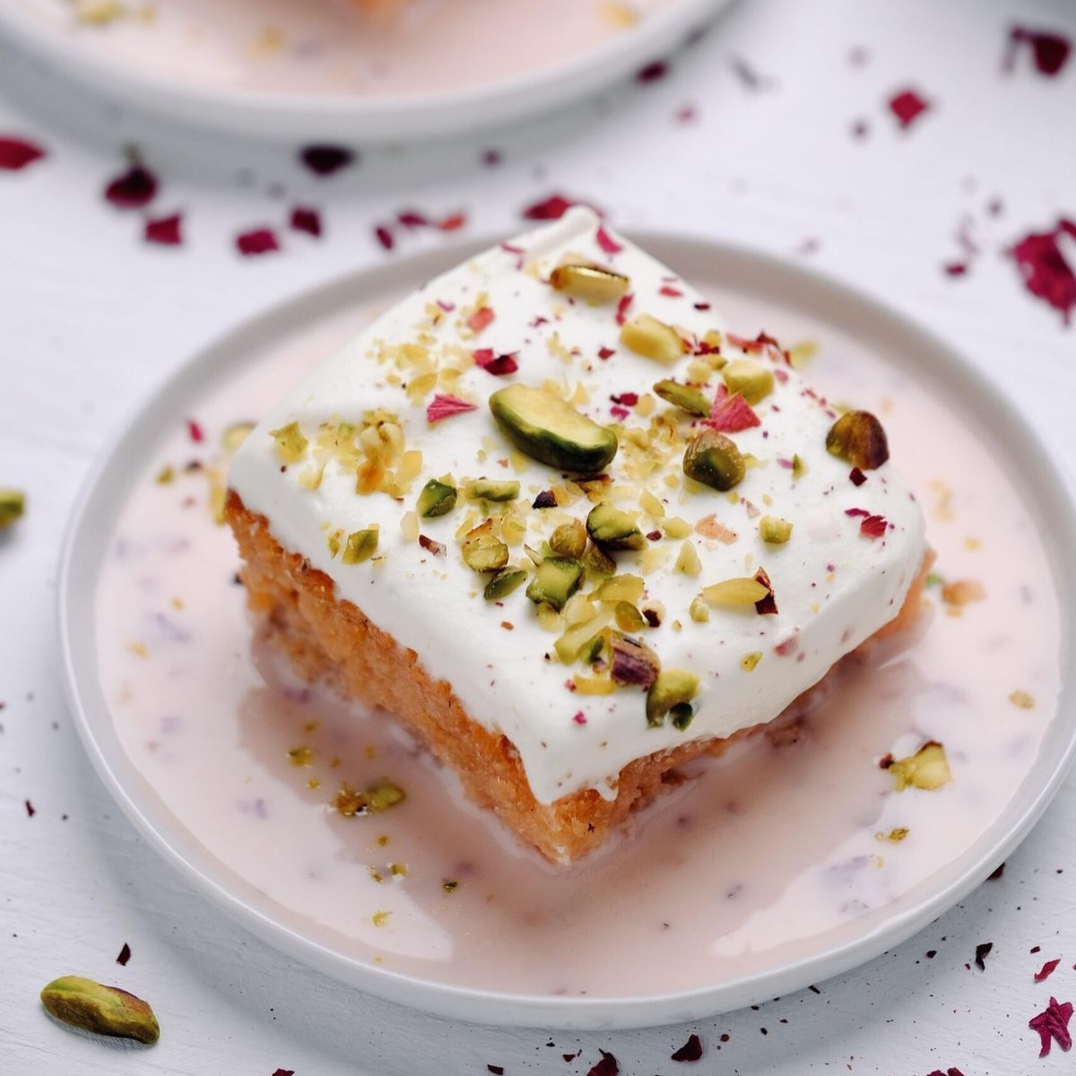 Saffron and Rose Tres Leches